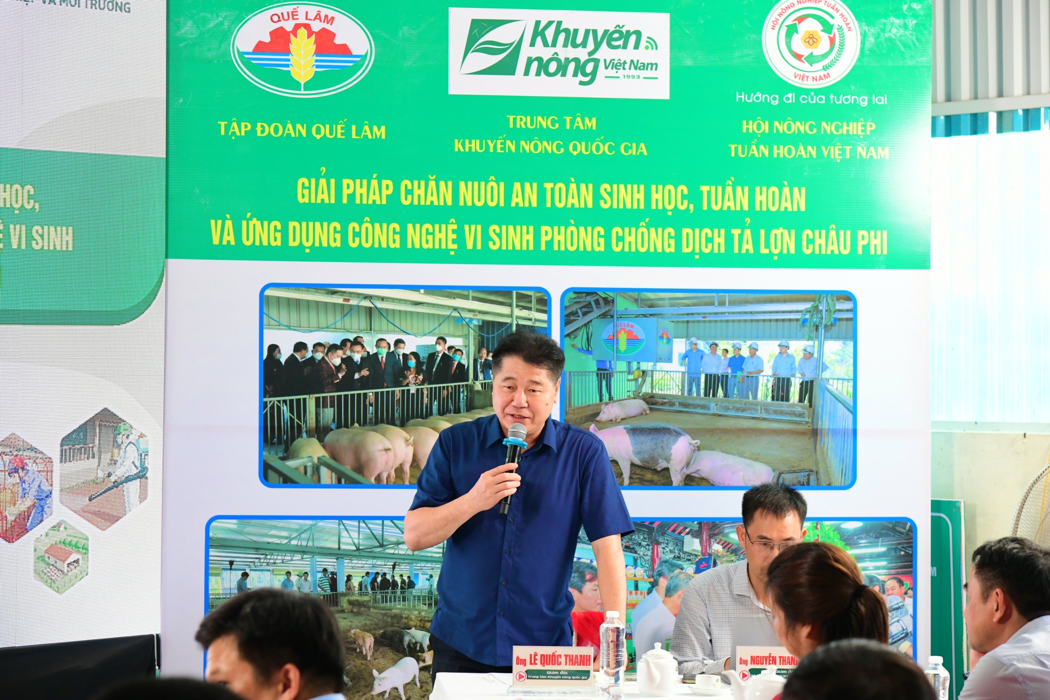 Toạ đàm trực tiếp từ hiện trường Giải pháp Daga88a linkhttps daga88a linkhttps daga88a link an toàn sinh học phòng chống dịch tả lợn Châu Phi