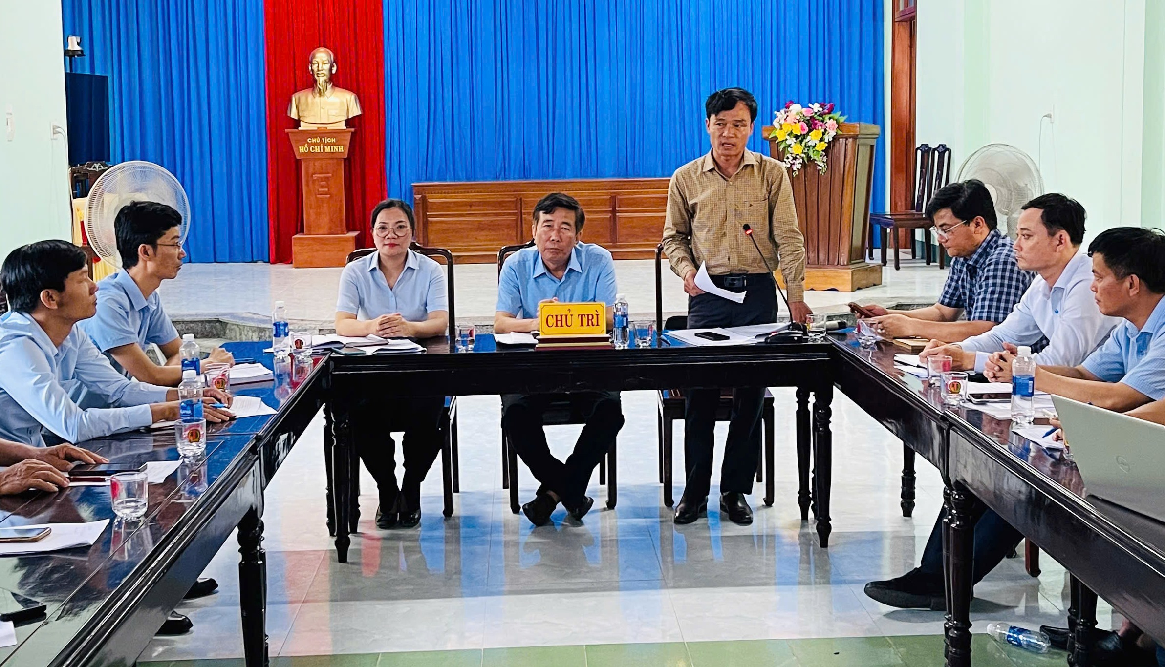 Hội nghị bàn giải pháp phát triển nuôi trồng thủy sản trên địa bàn xã Triệu Cơ