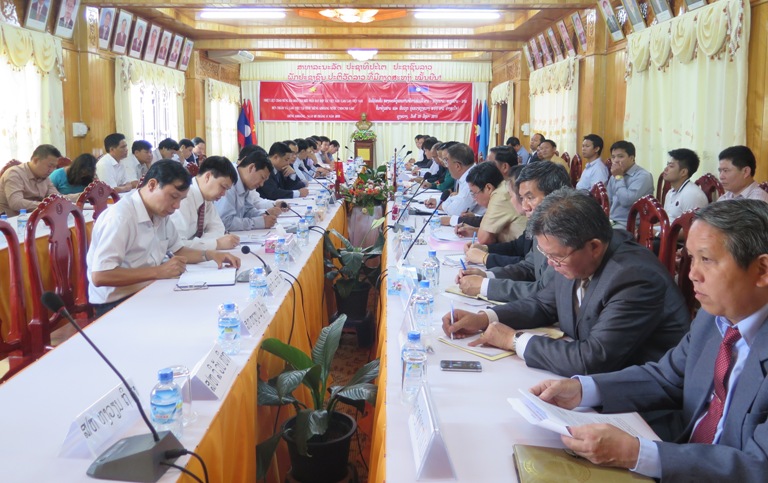 Kiểm tra, nghiệm thu giai đoạn Dự án “Xây dựng Trung tâm dịch vụ kỹ thuật Daga6789 đá gà trực tiếp hàng đầu hiện nay tỉnh Xiêng Khoảng, CHDCND Lào”