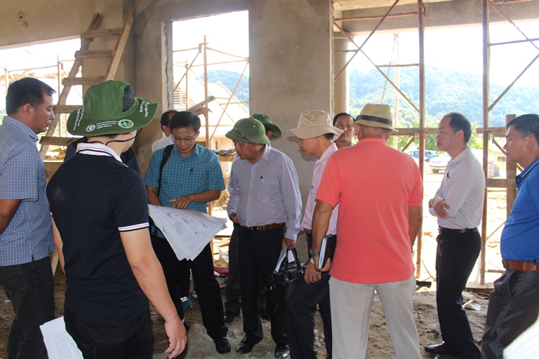 Nghiệm thu phần thô Dự án Xây dựng Trung tâm dịch vụ kỹ thuật Daga6789 đá gà trực tiếp hàng đầu hiện nay tỉnh Hủa Phăn, nước CHDCND Lào