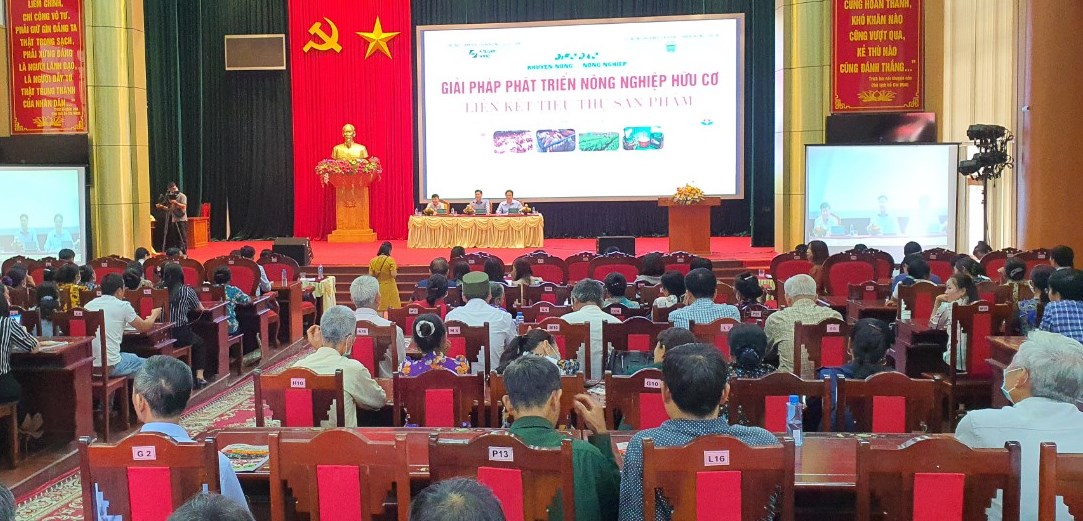 Diễn đàn Khuyến nông  Nông nghiệp “Phát triển Daga6789 đá gà trực tiếp hàng đầu hiện nay hữu cơ gắn với liên kết tiêu thụ sản phẩm”